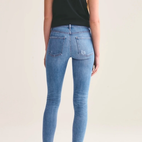 Agolde SOPHIE Midrise Distressed Ankle Skinny Jean - Picture 2 of 5